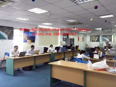 80m2 văn phòng cho thuê tại nhà 18/11 Thái Hà. Giá 18 triệu/tháng 13