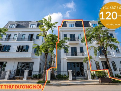 Bán biệt thự tân cổ điển - đỉnh nhất kđt dương nội - giá đất chỉ 120tr/m2 0