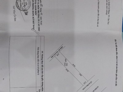 Bán lô đất nền giá rẻ số 25, đường  b2 , khu dân cư  tân phú, quận  cái răng  ,tp  cần thơ . 0