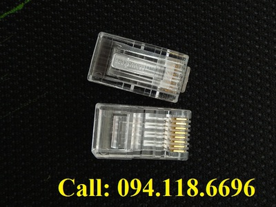 Hạt công nghiệp CAT6A/CAT7 không dùng TOOL Ancomteck ACT-6A-UK, sẵn số lượng 8