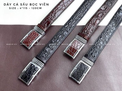 Hàng tận xưởng kh qua trung gian   Phụ kiện nam làm từda bo,cá sấu. 4