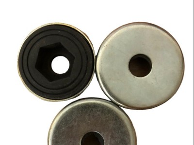 Chân đế tăng chỉnh,nắp sắt, nắp bọc thép mạ không gỉ lắp bu long 2