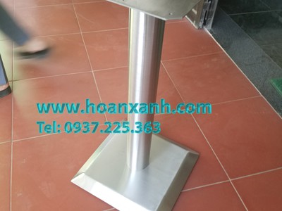 Chân bàn inox, chân bàn tròn , chân bàn chữ thập, chân bàn bar 6