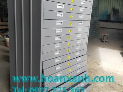 Tủ lưu bản vẽ 15 ngăn khổ A0, Tủ lưu bản vẽ 15 ngăn TV-A015 5