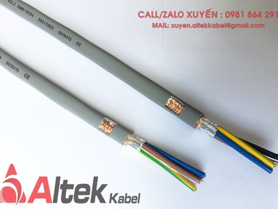 Phân phối dây cáp điện 4x1.0mm2 hãng Altek Kabel 0