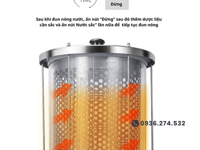 Máy sắc thuốc bắc tự động 8L - 12L - 20L 6