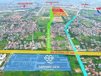 Bán liền kề Sapphire Gem 110m2 gần Hoàng Huy New City chỉ 5,3x tỷ 2