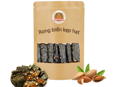 Rong biển kẹp hạt dinh dưỡng Nusty Foods 0