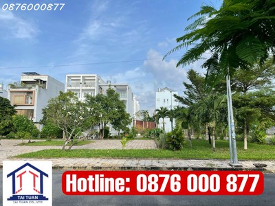 Bán đất kdc lập phúc nhà bè. dt 7m x 20m giá chỉ 5x triệu/m2, đường 12m tiện ích công viên 0