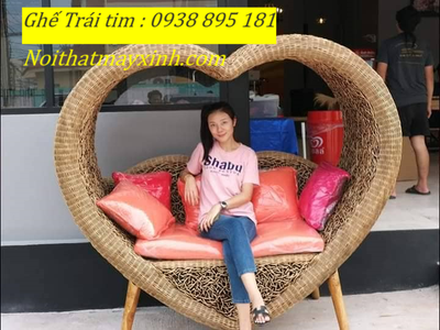 Xưởng sản xuất ghế trái tim chụp hình check in giá rẻ tại hcm 5