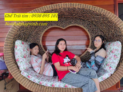 Xưởng sản xuất ghế trái tim chụp hình check in giá rẻ tại hcm 6