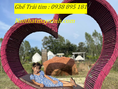 Xưởng sản xuất ghế trái tim chụp hình check in giá rẻ tại hcm 11