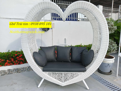 Xưởng sản xuất ghế trái tim chụp hình check in giá rẻ tại hcm 14