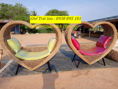 Xưởng sản xuất ghế trái tim chụp hình check in giá rẻ tại hcm 4