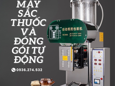 Máy sắc thuốc và đóng gói tự đông 13L - 20L 0