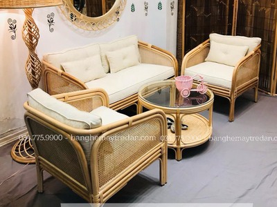 Nội thất bàn ghế mây tre 12