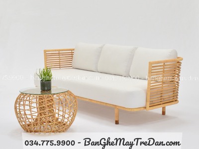 Nội thất bàn ghế mây tre 4