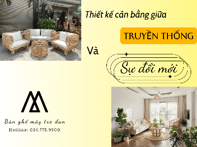 Nội thất bàn ghế mây tre 15