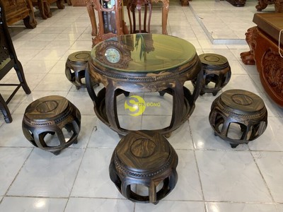 Bộ bàn ghế trống gỗ m.u.n 7 món BBG5111 SIÊU VIP 3