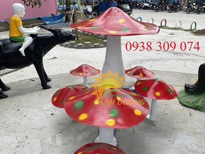Tượng bạch tuyết, tượng cô Tấm, tượng hươu sao, tượng nấm 0