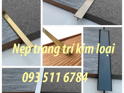 Nẹp cầu thang ngoài trời Nẹp T V kim loại Nẹp nhôm luồn dây điện 2