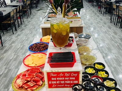 Cần sang nhượng lại nhà hàng buffet lẩu nướng địa chỉ  84 đường phá lãng - thị trấn thứa - huyện 0