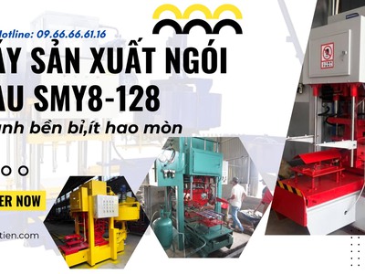 Máy sản xuất ngói xi măng I Dây chuyền sản xuất ngói màu không nung 1