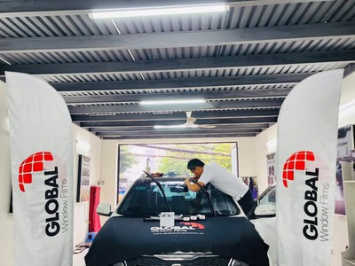 Giá mua dán miếng dán phim cách nhiệt global nguyên xe ô tô 0