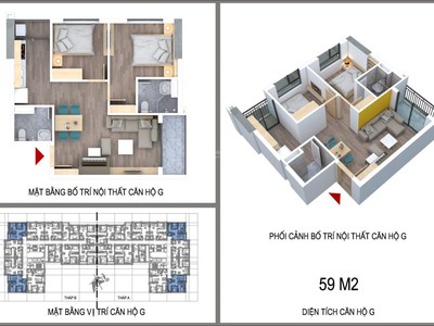 Quá rẻ   bán nhanh căn hộ nhs phương canh 109 nhổn 59m2, 2pn 2 wc,  có sổ đỏ   2.1x tỷ. 0962684886 1