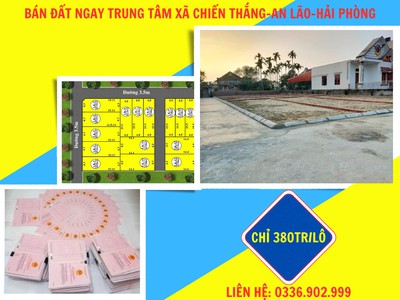 Bán lô đất 61m2 gần trung tâm huyện an lão-hải phòng 0