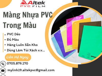 Giá Màng Nhựa Trong Màu Dùng Làm Túi Xách Giày Dép v.v 0