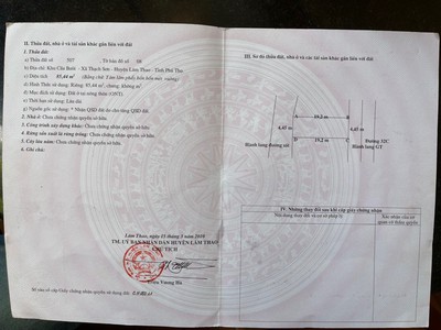 Chính chủ bán nhà mặt tiền khu cầu bưởi, xã thạch sơn, huyện lâm thao, phú thọ- liên hệ: 4
