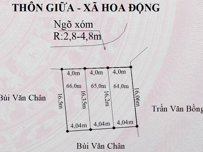 Chỉ Hơn 800tr Sở Hữu Ngay Lô Đất Sát Chung Cư Hoàng Huy, Hoa Động. Thuỷ Nguyên. 0