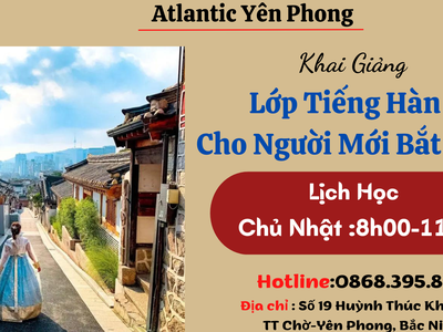 Chinh phục topik từ con số 0 tại atlantic yên phong ngày thôi nào 0