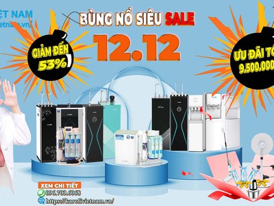 SIÊU SALE cuối năm 12/12: Máy lọc nước Karofi giảm giá lên đến 53 0