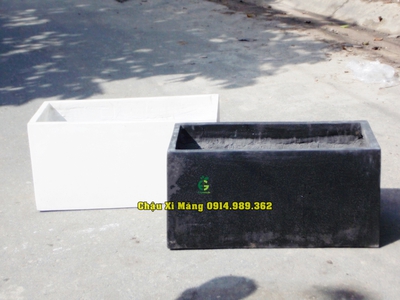 Châu xi măng nhẹ hình chữ nhật 1