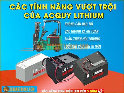 Pin Lithium dành cho xe nâng điện 0