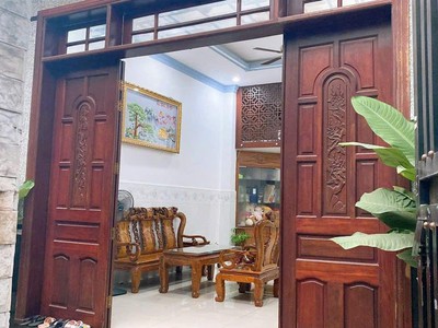 Nhà đẹp vô ở ngay lê văn thọ p.8 gò vấp   67m2 ngang 5.2 x 14 btct 4 tầng 4pn 4wc phòng khách, bếp 0
