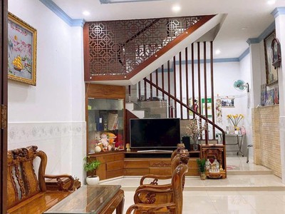 Nhà đẹp vô ở ngay lê văn thọ p.8 gò vấp   67m2 ngang 5.2 x 14 btct 4 tầng 4pn 4wc phòng khách, bếp 1