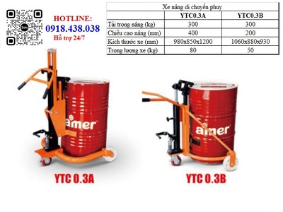 Xe nâng chuyển phuy, xe nâng phuy dầu, hóa chất giá rẻ 0