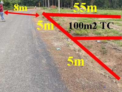 Bán đất Dầu Tiếng, Bình Dương giá siêu rẻ chỉ 485tr/285m2 100m2 TC, sổ sẵn ngay trung tâm 0