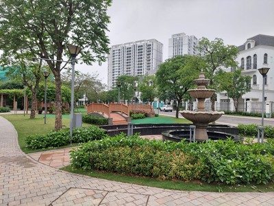 Biệt thự song lập vinhome riverside 96m 4 tầng mt 6m giá 25 tỷ full nội thất. 1