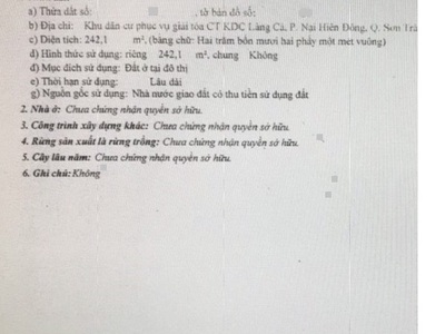 Bán đất lô góc 2mt đường lý nhật quang   dương lâm, sơn trà, đà nẵng 2