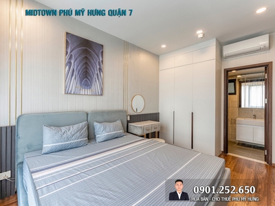 Cho thuê căn hộ 2PN Midtown Phú Mỹ Hưng Quận 7 dt 78m giá 19tr/th LH Danh Trần PMH 2