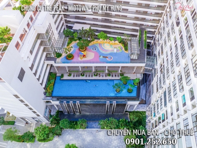 Cho thuê căn hộ 2PN Midtown Phú Mỹ Hưng Quận 7 dt 78m giá 19tr/th LH Danh Trần PMH 4