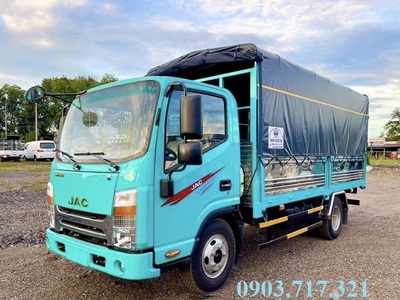Xe tải Jac N350S tải 3t49 thùng dài 4m3 máy Cummins Mỹ 0