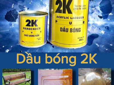 Sơn bóng 2k vàng 0