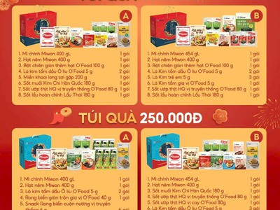 Công ty  Daesang Đà Nẵng - khu vực Miền Trung  cung cấp quà tết cho doanh nghiệp , cá nhân 4