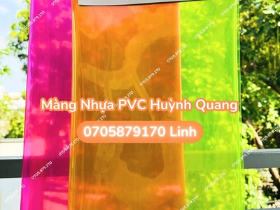 Màng Nhựa PVC Huỳnh Quang  Hàng Mới Về  0