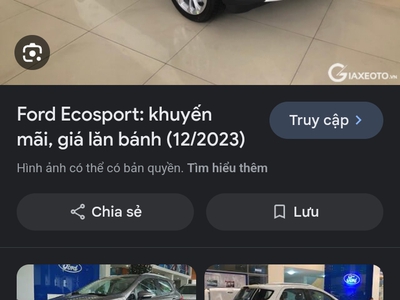 Xe Ford ECOSPORTS đời 2021 1 chủ từ mới 1